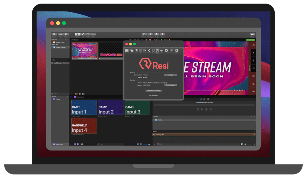 resi streaming platform