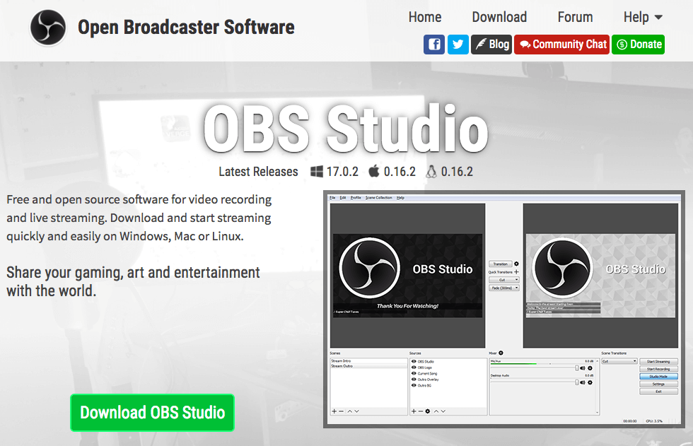 download the new version for apple OBS Studio 29.1.3