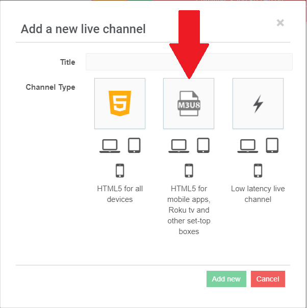 How to create an M3U8 media link Walkthrough Dacast