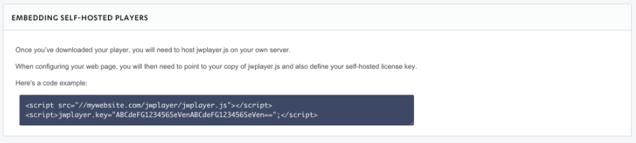 JWPlayer API