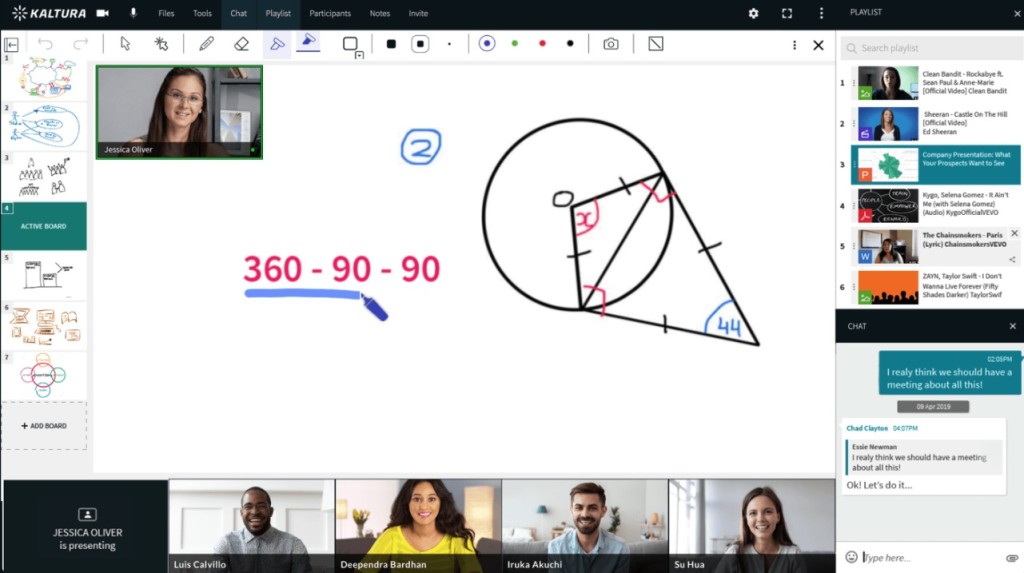 piattaforma video kaltura per l'istruzione