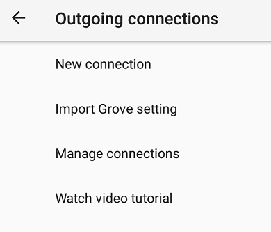 Live Video Streaming - Larix Mobile Broadcaster - outgoing connections settings