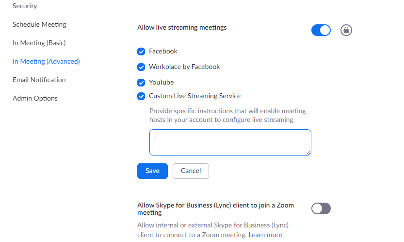 Best Practices for Setting up and Broadcasting Live Events in  or  Facebook from Zoom