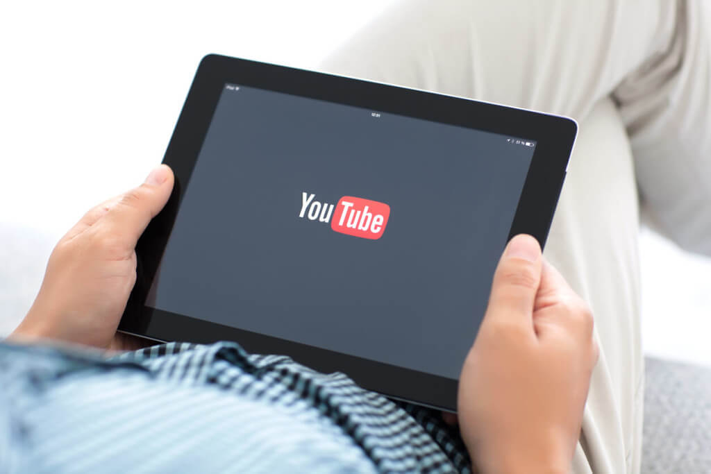 Piattaforma di streaming video in diretta di YouTube