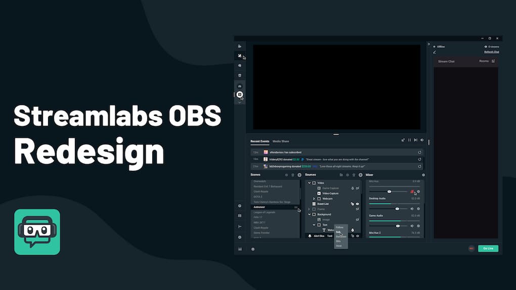 stream labs obs update