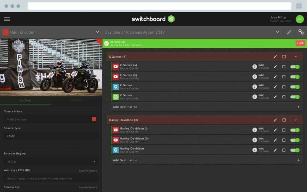 How to Enable Live Streaming on  – Switchboard Live - Help