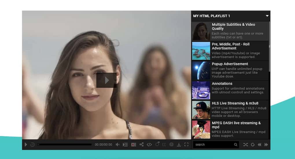 Ultimate Video Player lecteur html5