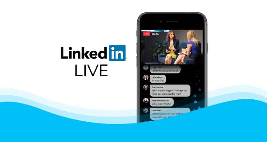 Hébergement de vidéos en direct sur Linkedin