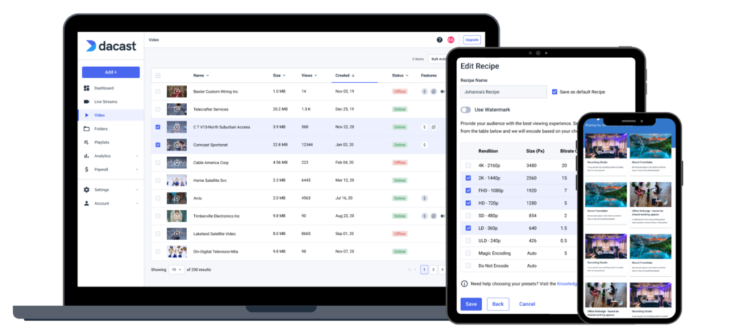 Cast-TV white label OTT platform turnkey service